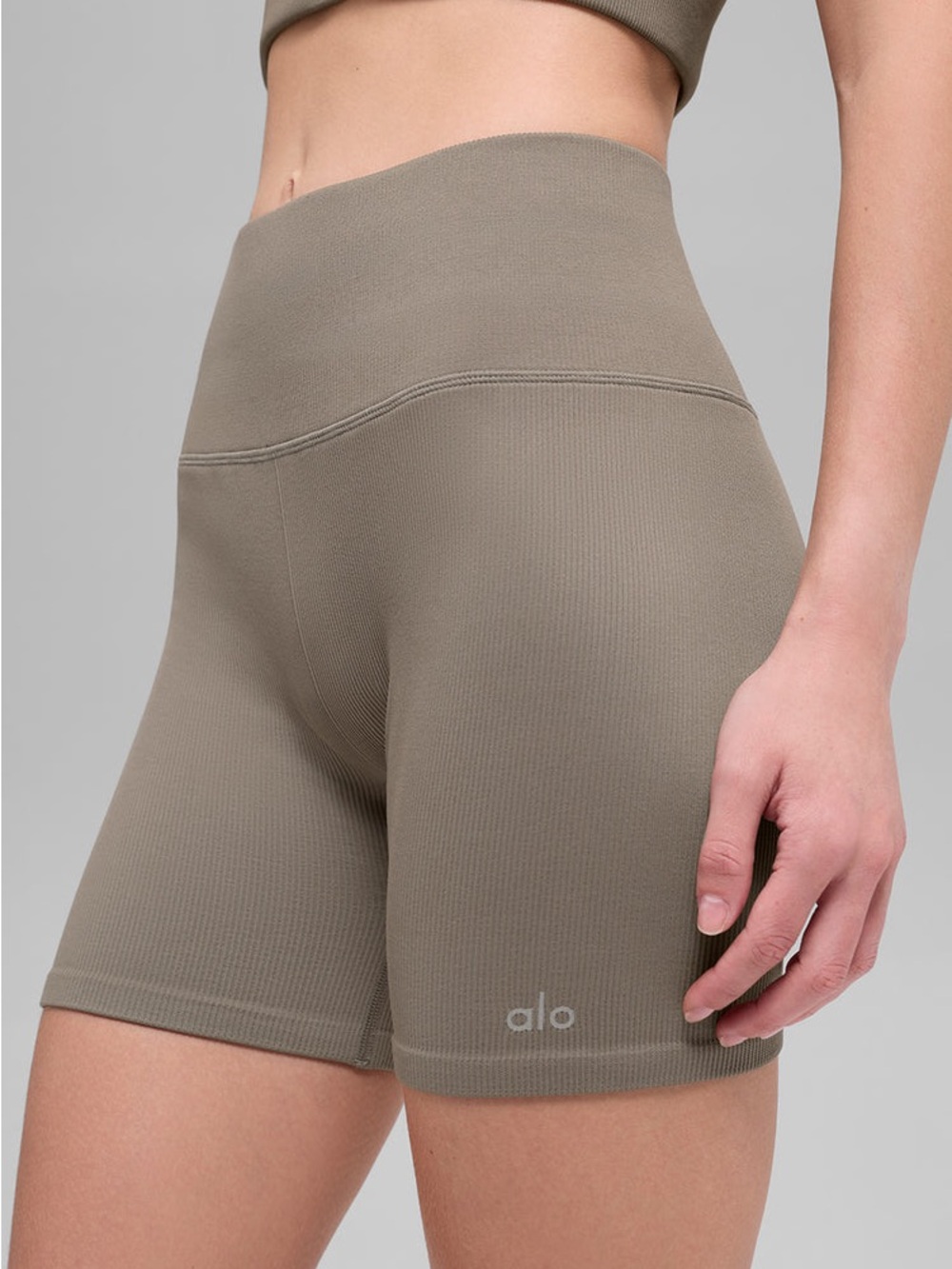 ALO Yoga 5" Seamless Ribbed Favorite Short